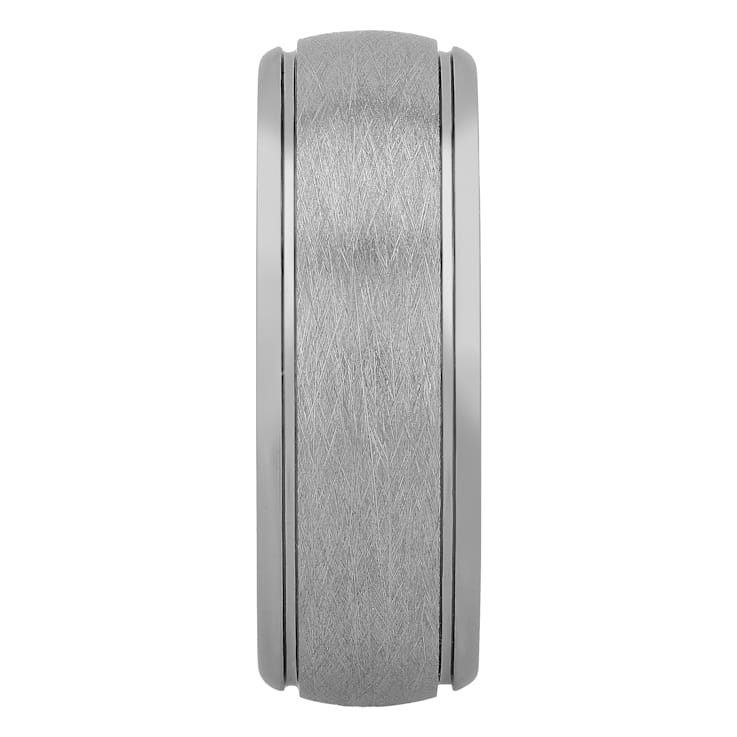 Tungsten Comfort™ Tungsten Frozen Satin Finish Band