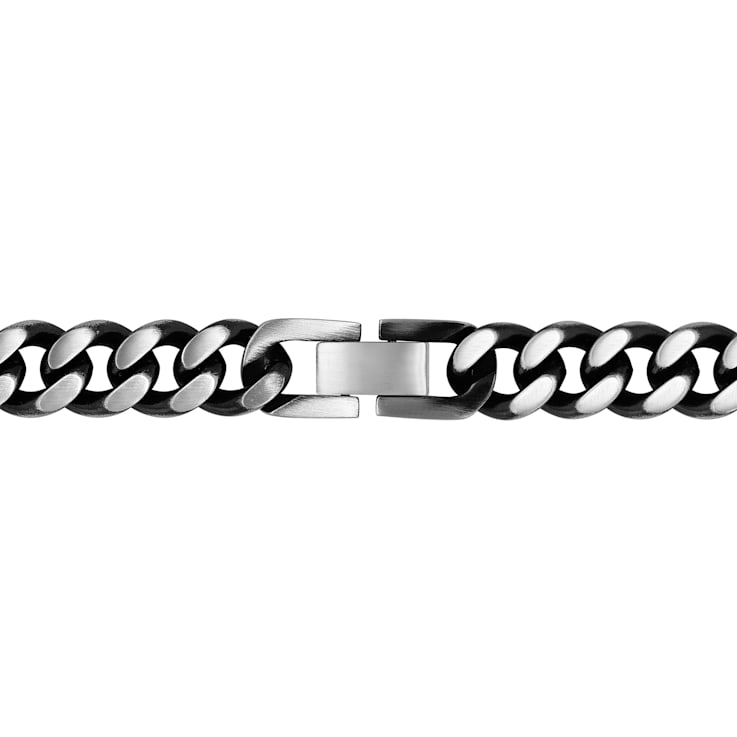 Stainless Steel 9.5MM Franco Curb Link Chain Necklace