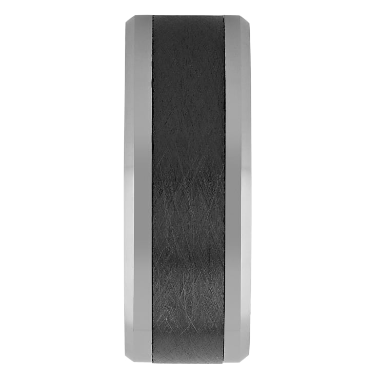 Tungsten Comfort™ Tungsten 9MM Ceramic Black Ion Plated Band