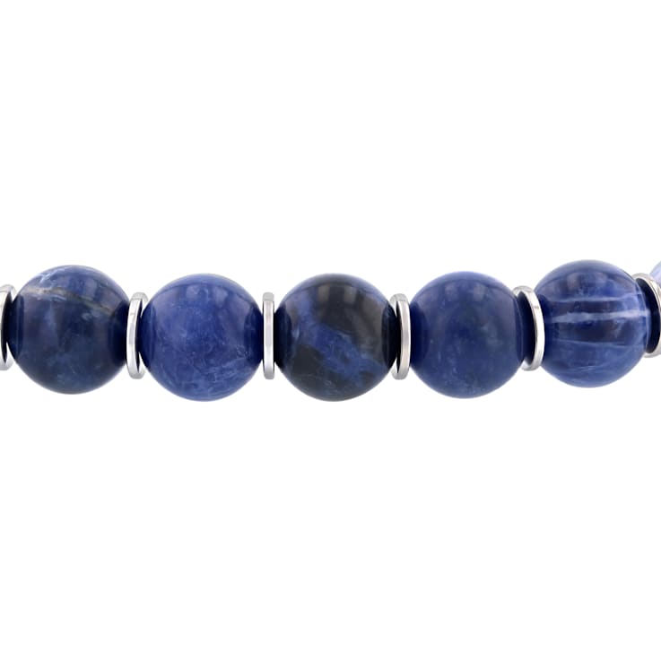 Sodalite Bead Bolo Bracelet