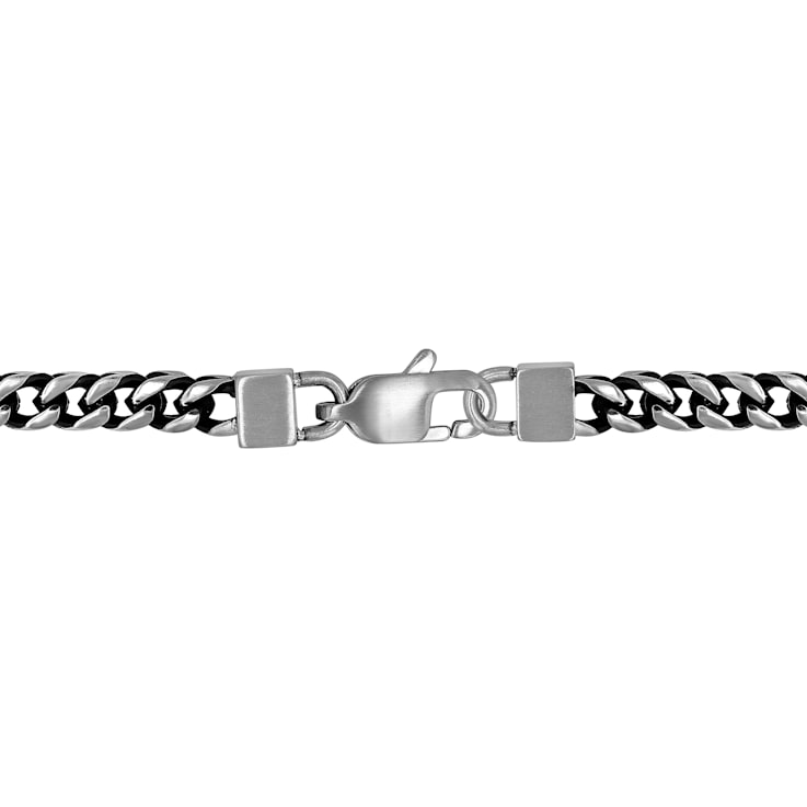 Stainless Steel 3.5MM Curb Chain Necklace