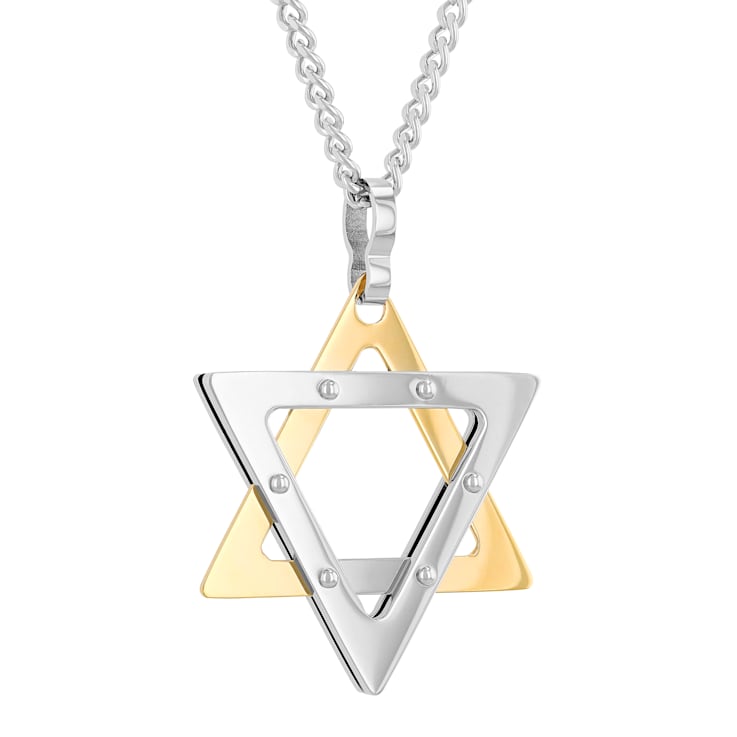 Titanium star of david necklace store