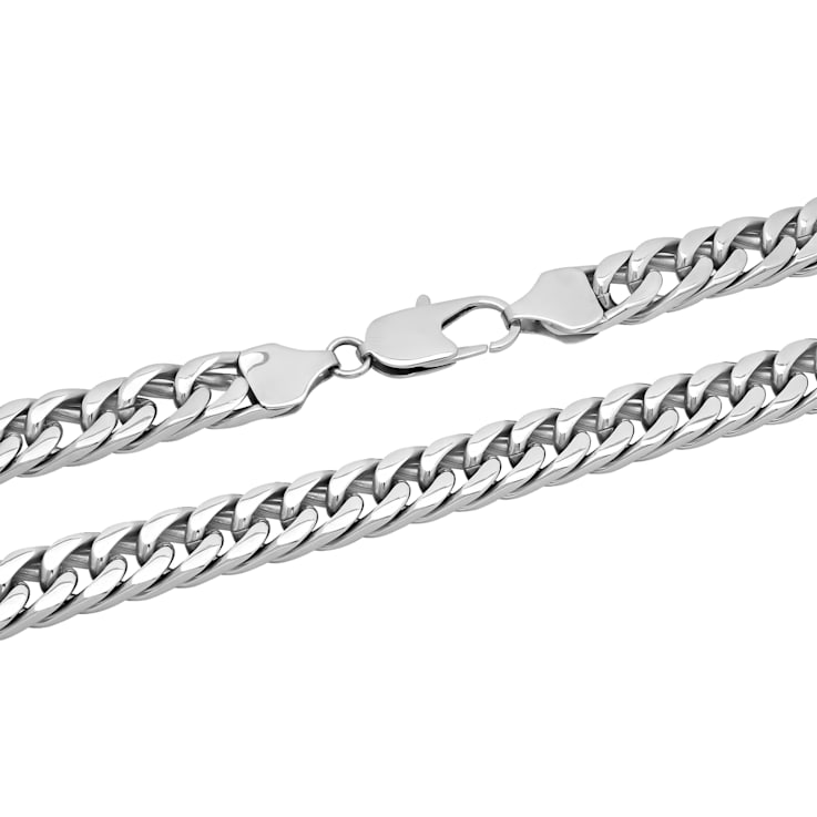 Stainless Steel 5MM High Polish Curb Chain Necklace