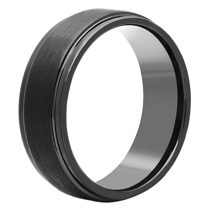 Tungsten Comfort™ Tungsten 8MM Black Ion Plated Band