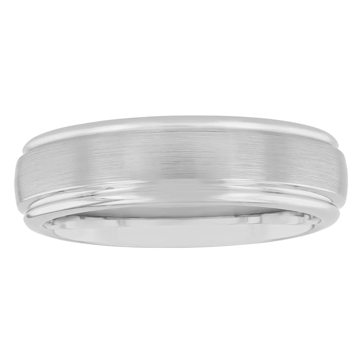 Tungsten 6.5MM Comfort-Fit Grooved Band