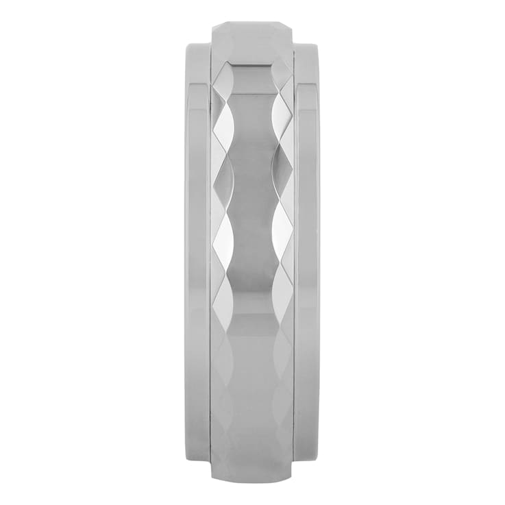 Tungsten Comfort™ Tungsten High Polish Hammered Band
