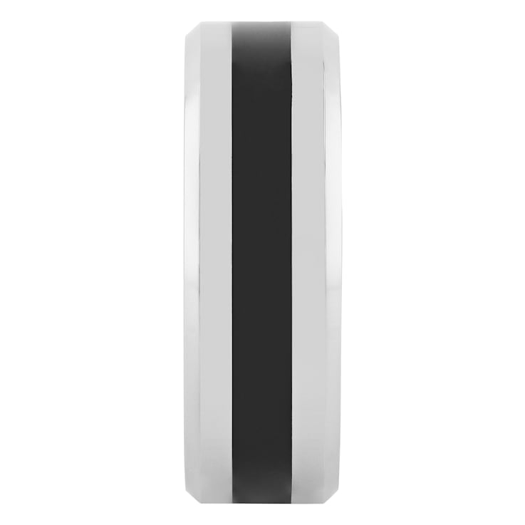 Tungsten Comfort™ Tungsten with Black Center Band