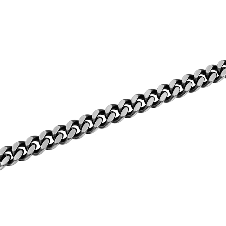 Stainless Steel 10.5MM Curb Link Bracelet