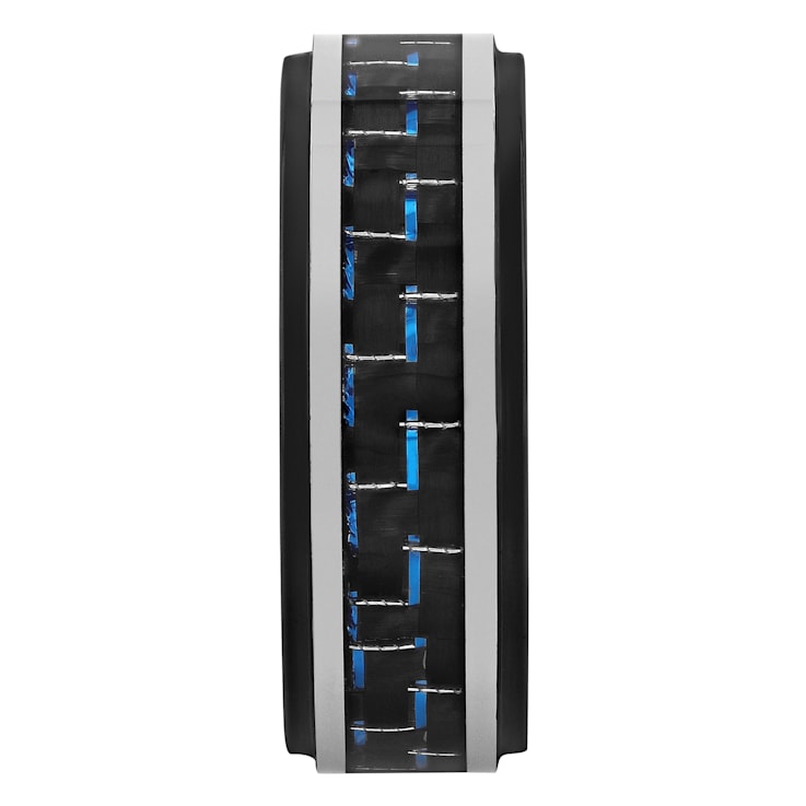 Tungsten Comfort™ Tungsten with Blue Ion Plated Band