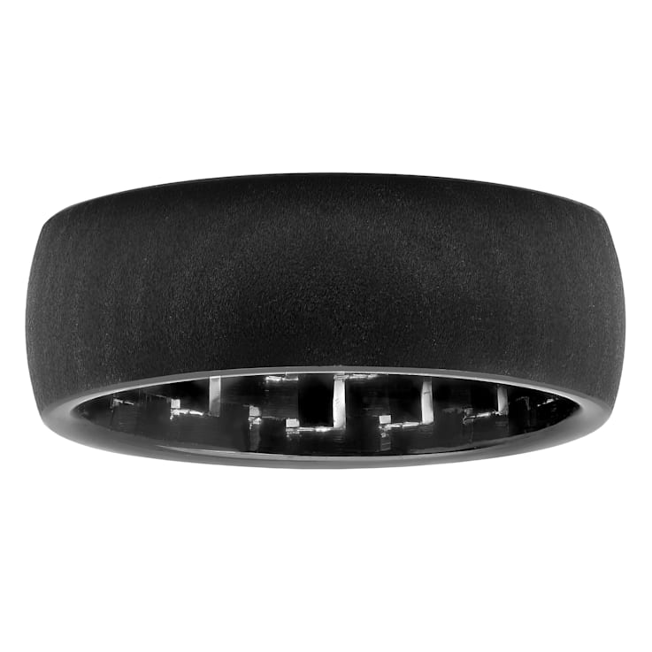 Tungsten Comfort™ Tungsten Black Ion Plated Carbon Fiber Band