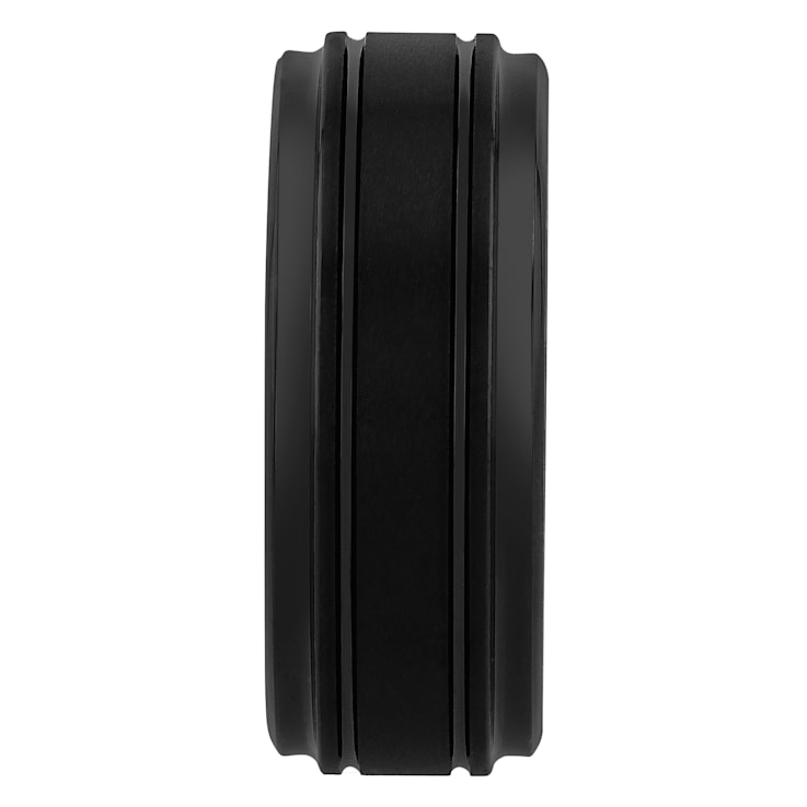 Tungsten Comfort™ Tungsten Black Ion Plated Double Stripe Band