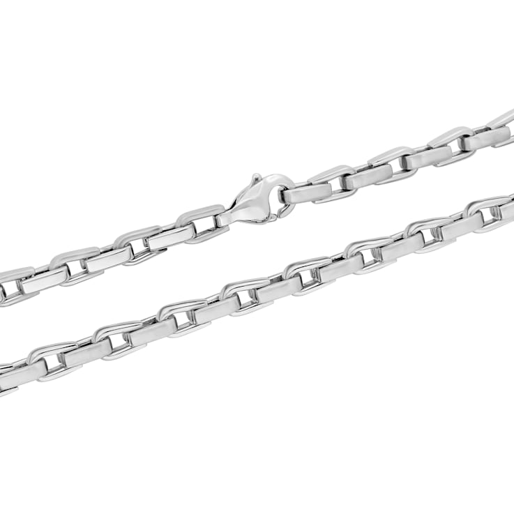 Stainless Steel 6MM Horse Shoe Link Chain Necklace