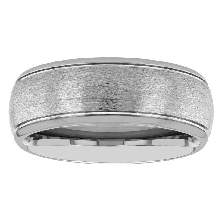 Tungsten Comfort™ Tungsten Frozen Satin Finish Band