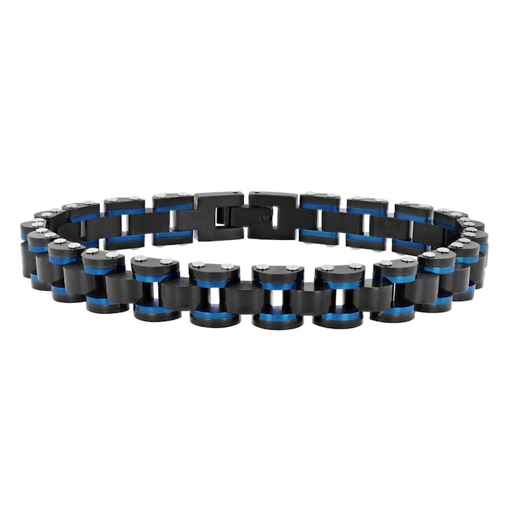 Stainless Steel Two-Tone Plated Link Bracelet