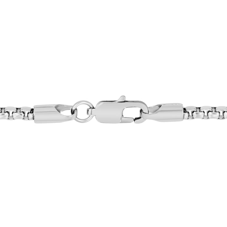 1CT Black Diamond Stainless Steel Black Ion Plated Cross Pendant