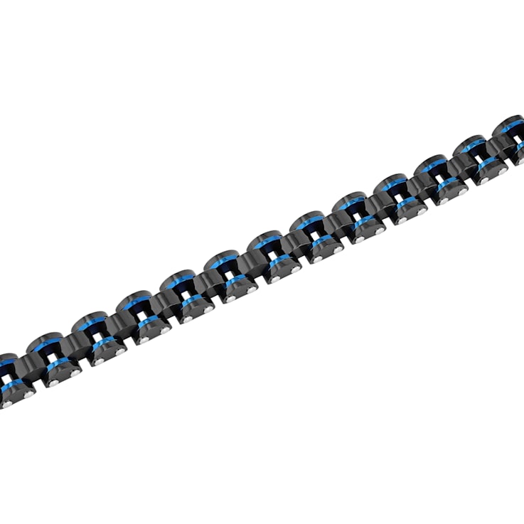 Stainless Steel Two-Tone Plated Link Bracelet