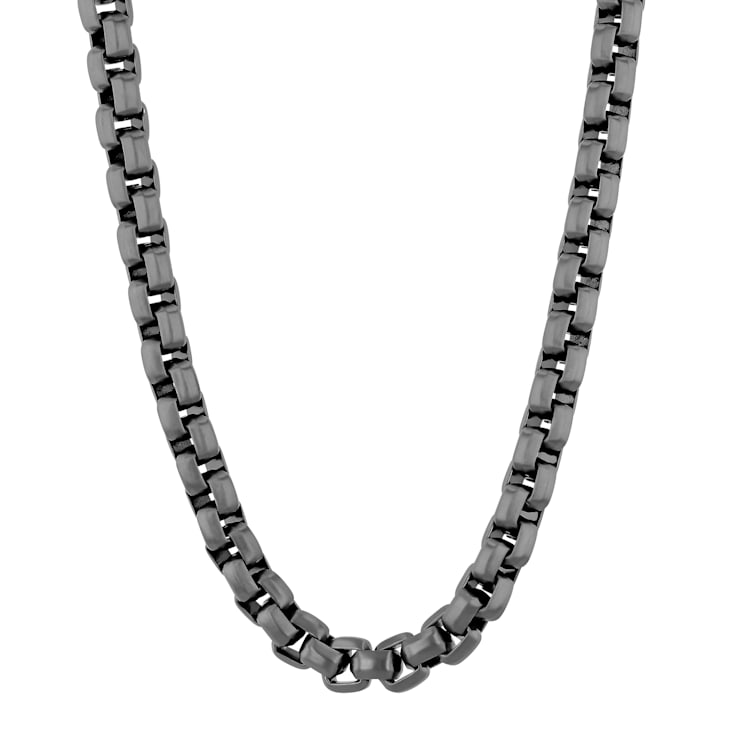 Gunmetal necklace chain outlet