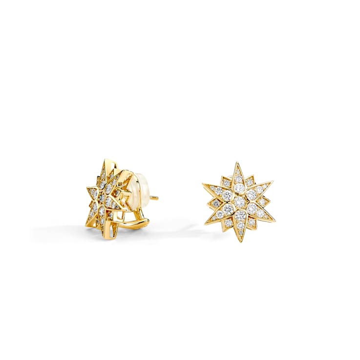 Cosmic Starburst Diamond Earrings