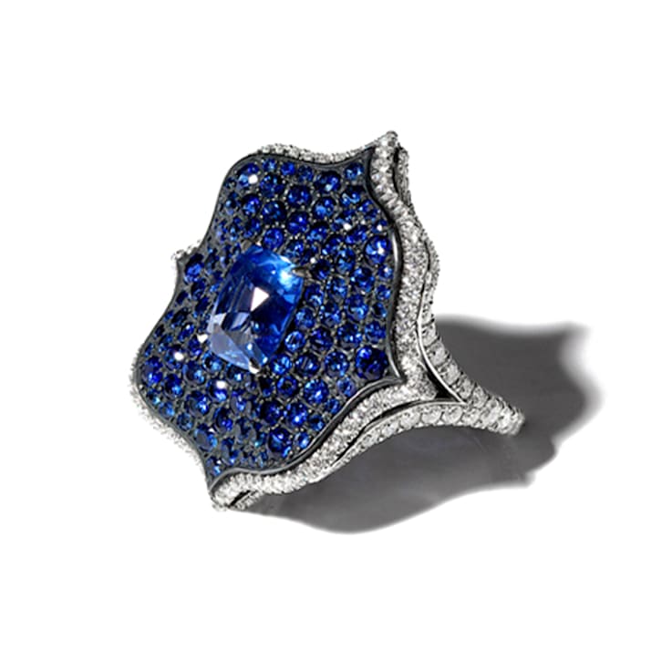 Sapphire & Diamond Ring