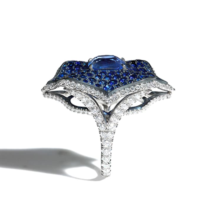 Sapphire & Diamond Ring