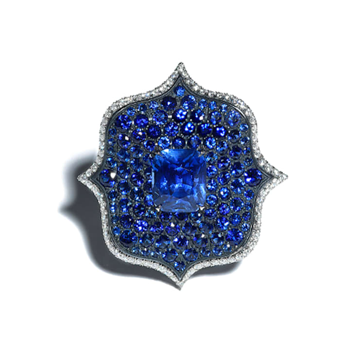 Sapphire & Diamond Ring