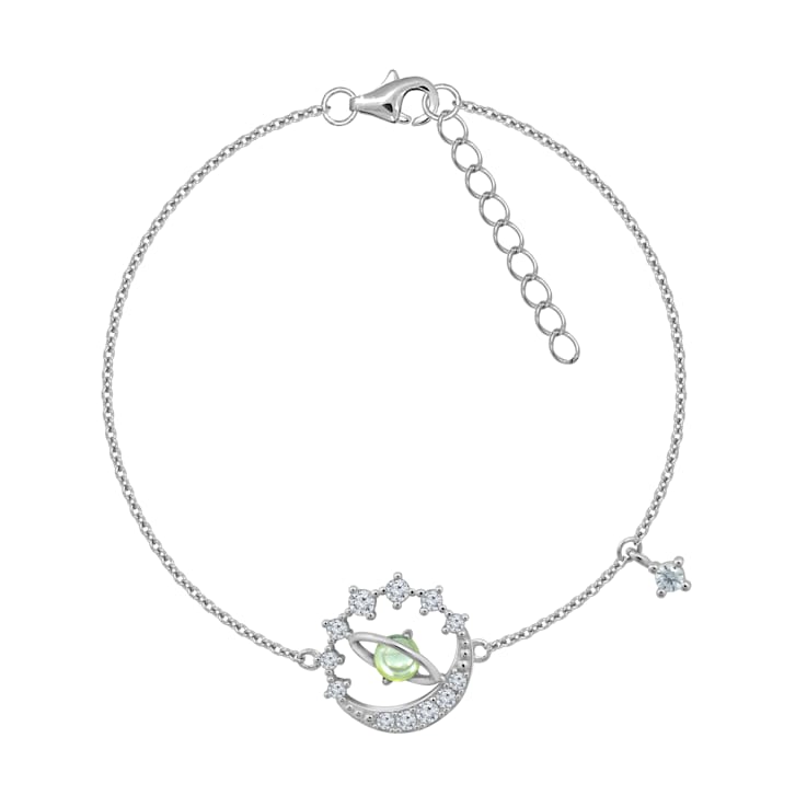 J'ADMIRE  Platinum Over Sterling Silver Jupiter Bracelet