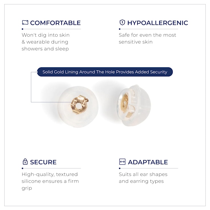 LUXGEM 14K Yellow Gold Bezel Round Cut Studs | 0.5 Carat Cubic Zirconia