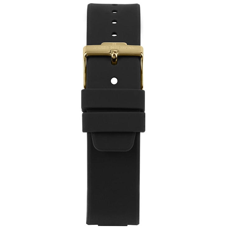 JACQUES LEMANS - Hybromatic Silicone Solid and with IP-Gold Steel 1-2109 Strap Stainless Men\'s 116WYA Watch