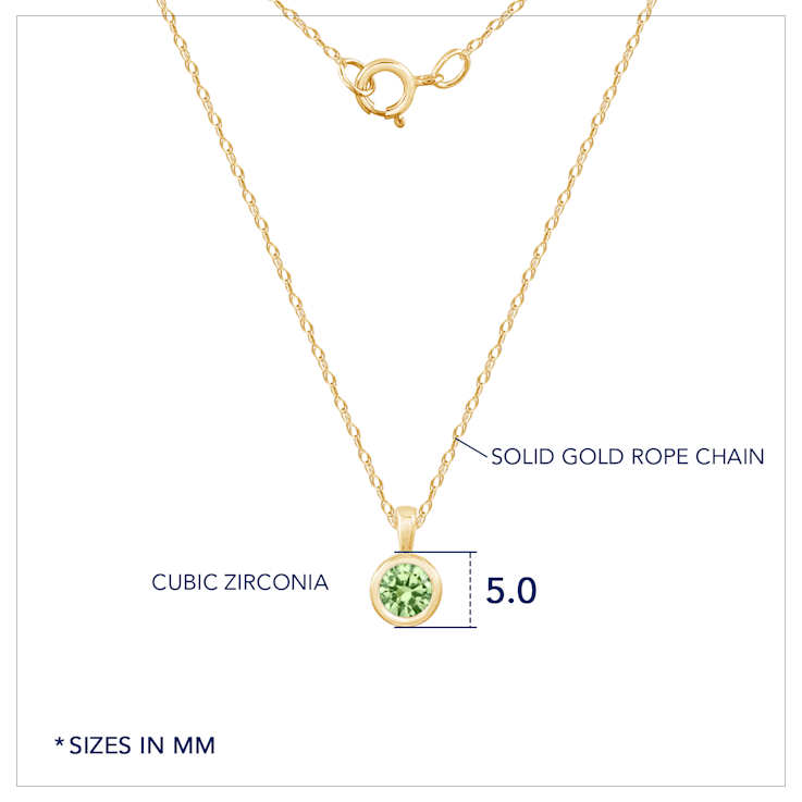 [STONE HENgE] 韓国☆14K☆Gyeol SA25A23P Necklace LUXGEM 10K Solid Gold Solitaire August Birthstone Necklace