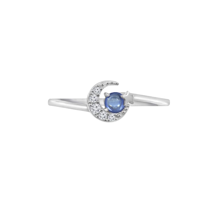 J'ADMIRE Platinum 950 Over Sterling Silver Uranus Ring