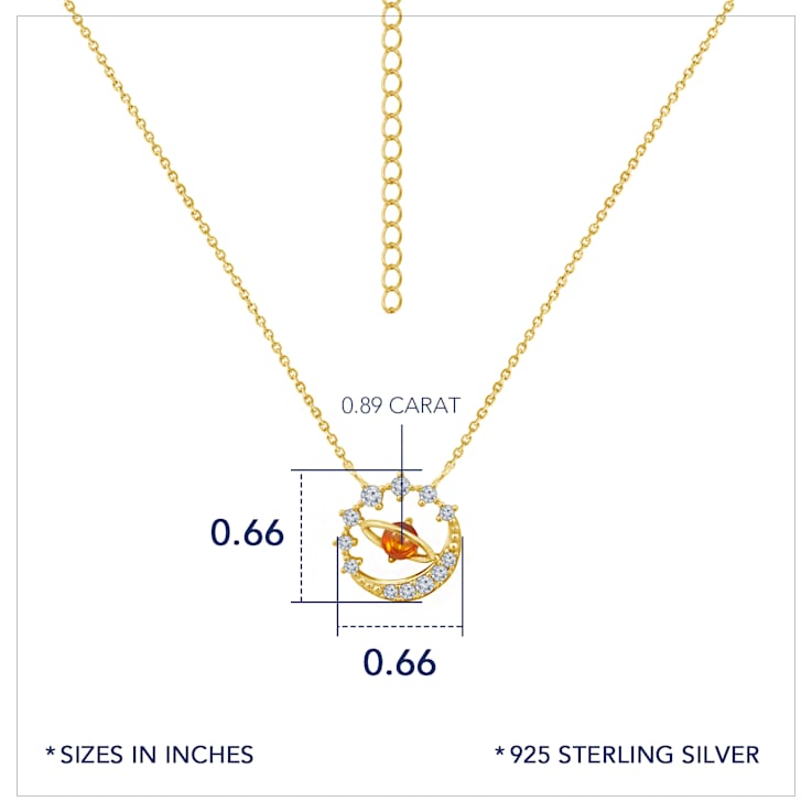 J'ADMIRE Galaxy Planet Mars Necklace
