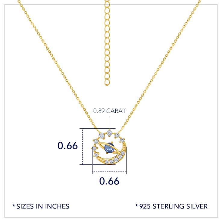 J'ADMIRE Galaxy Planet Uranus Necklace