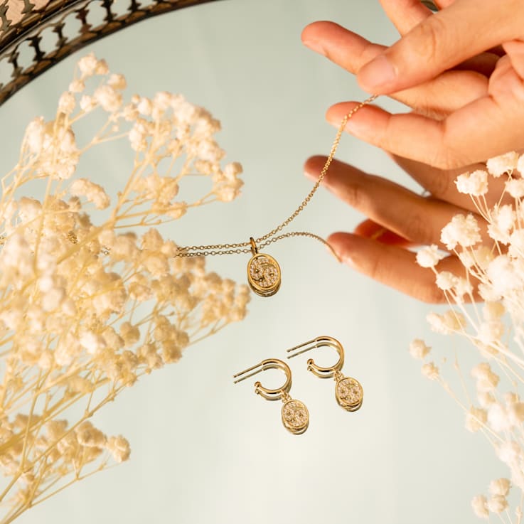 J'ADMIRE Sterling Silver Zodiac Drop Earrings