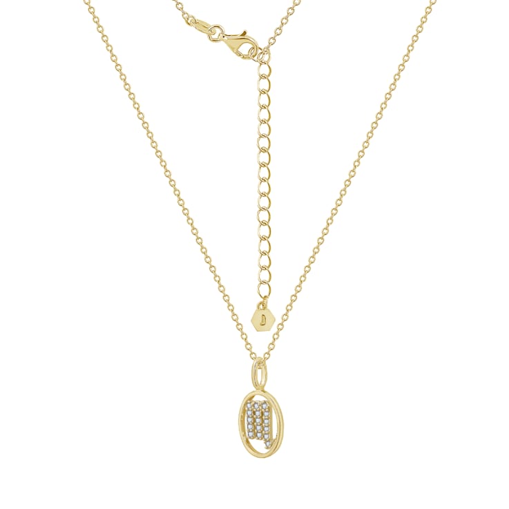 J'ADMIRE Sterling Silver Oval Zodiac Pendant Necklace