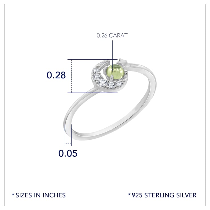 J'ADMIRE Platinum 950 Over Sterling Silver Jupiter Ring