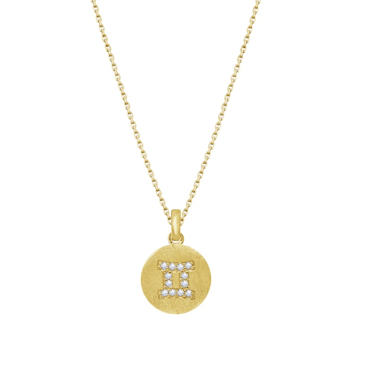 Vintage shop gemini necklace