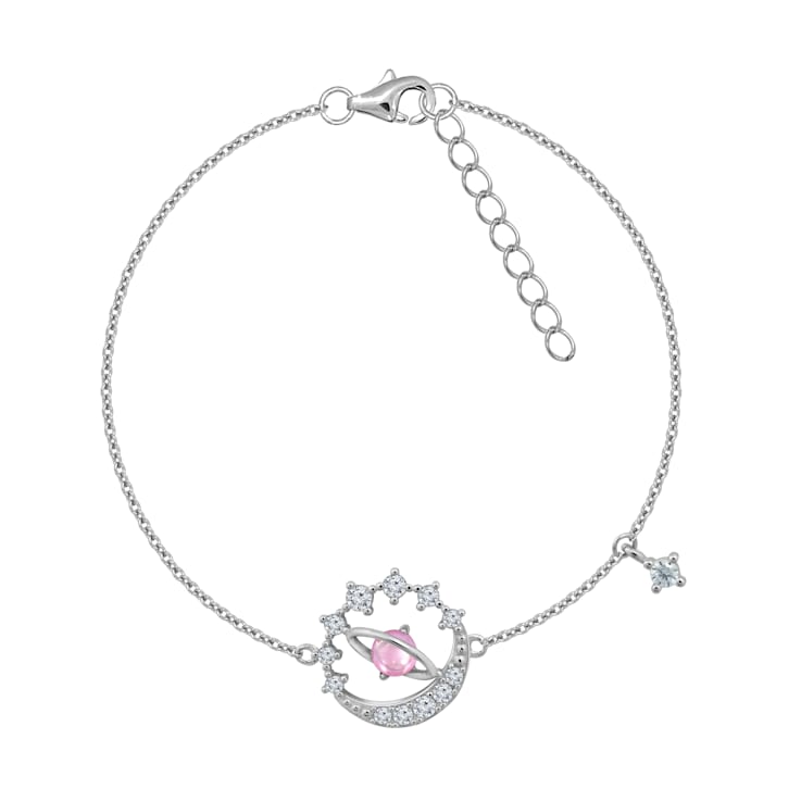 J'ADMIRE Platinum Over Sterling Silver Venus Bracelet