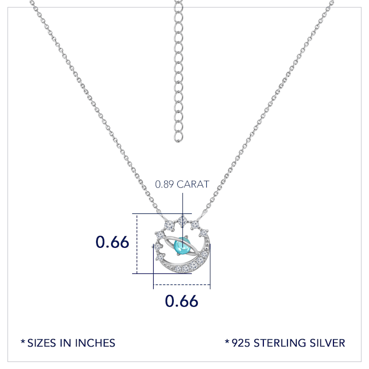 J'ADMIRE Galaxy Planet Mercury Necklace