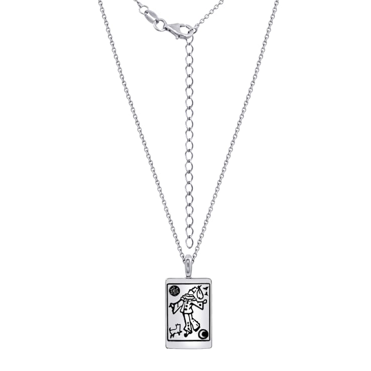その他 HYSFORM The Members Necklace J'ADMIRE Platinum 950 Over Sterling Silver Tarot Card The