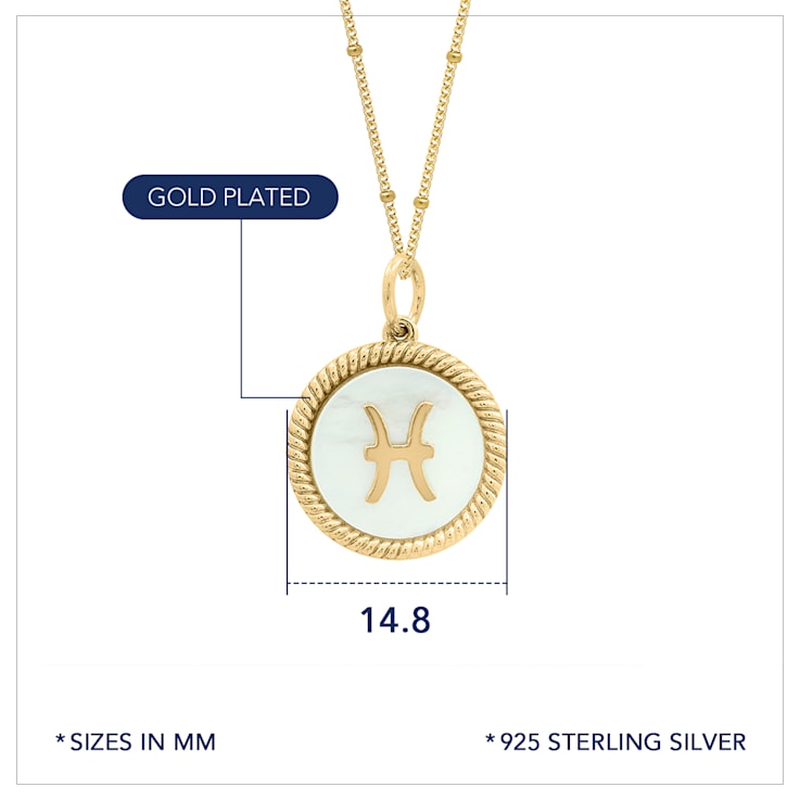 Astrology Jewelry High Polish 14k Yellow Gold Diamond Pisces Zodiac Charm  Pendant : Claddagh Gold: Clothing, Shoes & Jewelry - Amazon.com