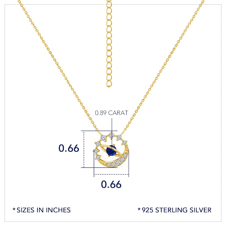 J'ADMIRE Galaxy Planet Neptune Necklace