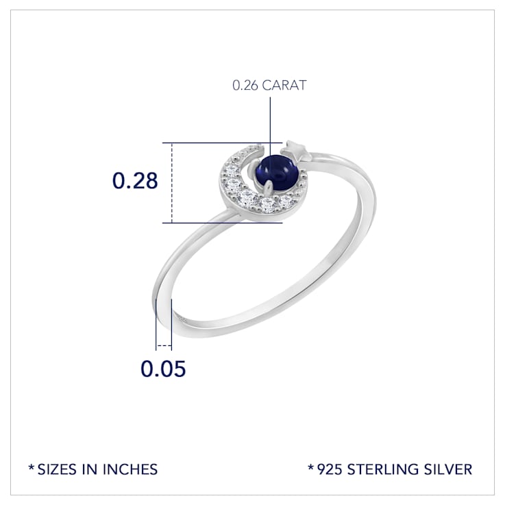 J'ADMIRE Platinum 950 Over Sterling Silver Neptune Ring