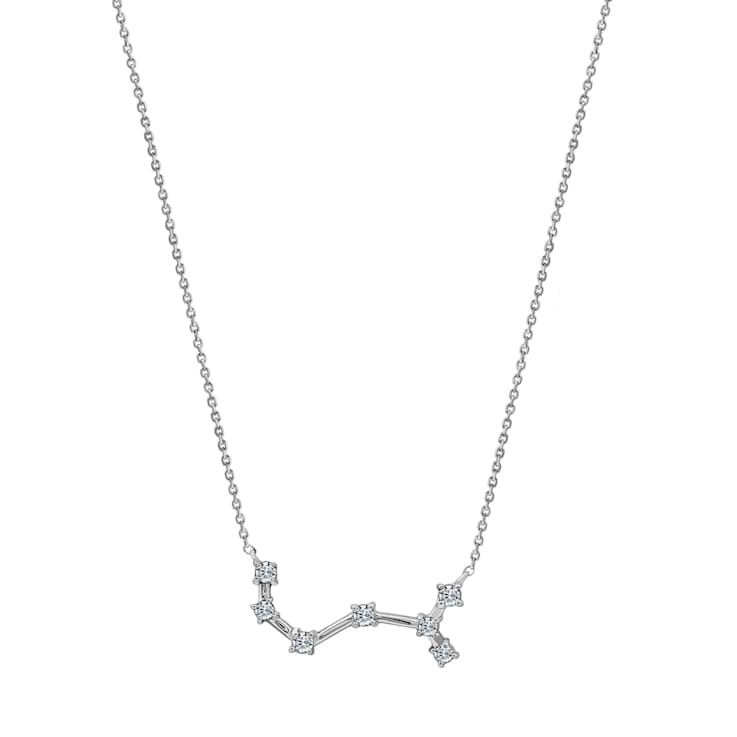 J'ADMIRE Scorpio Zodiac Constellation Platinum 950 Over Sterling Silver
Pendant Necklace