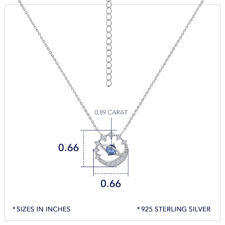J'ADMIRE Galaxy Planet Uranus Necklace