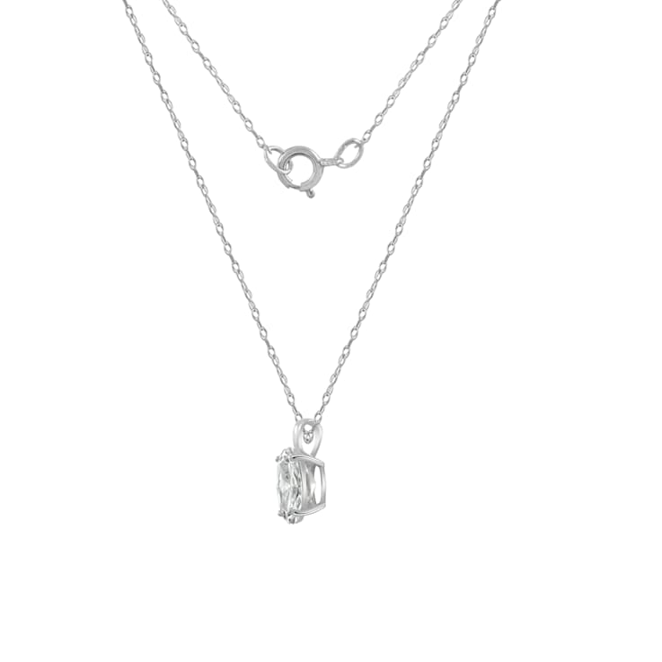2025セール Cut Oval Gold White 14K LUXGEM Pendant Carat 2 | Necklace ネックレス