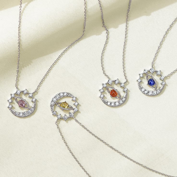 J'ADMIRE Galaxy Planet Jupiter Necklace