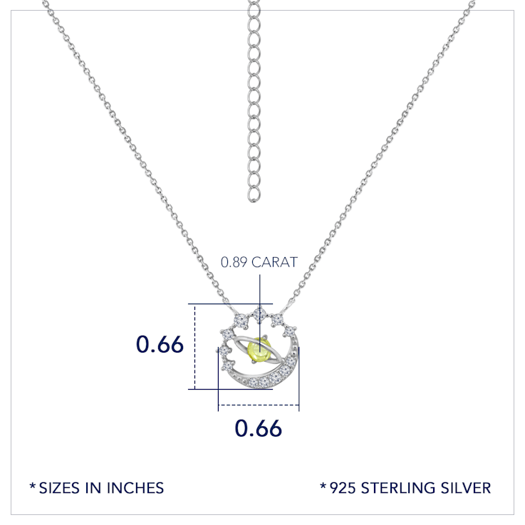 J'ADMIRE Galaxy Moon Necklace
