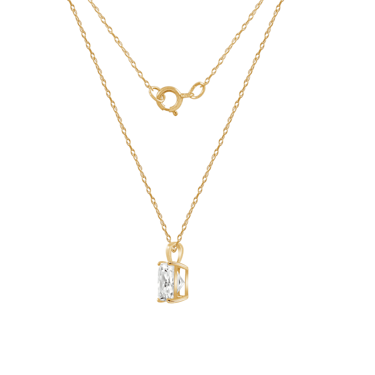 14k Gold 3 Stone Bezel Set CZ Cubic Zirconia Cluster
