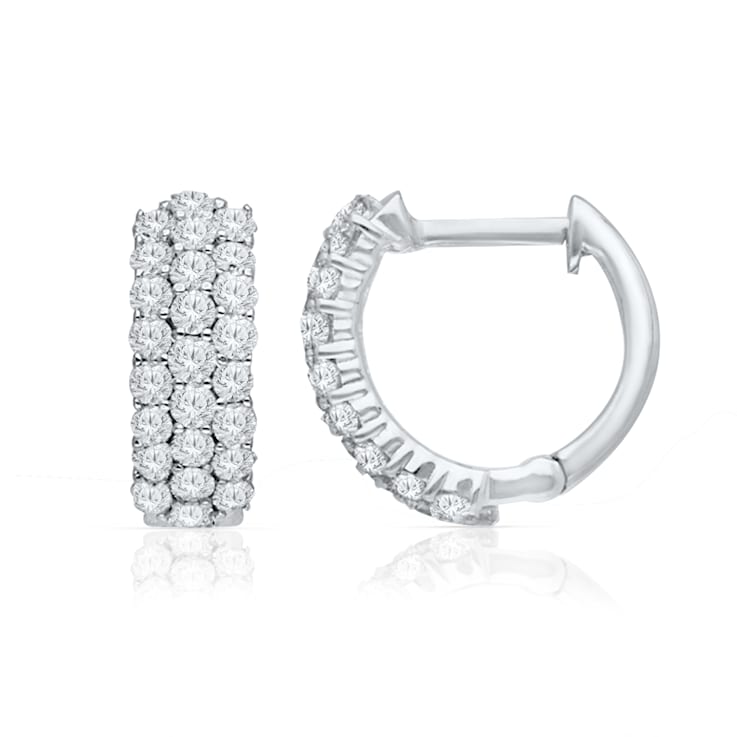 KALLATI White Gold "Eternal" 1.00ct Diamond Earrings