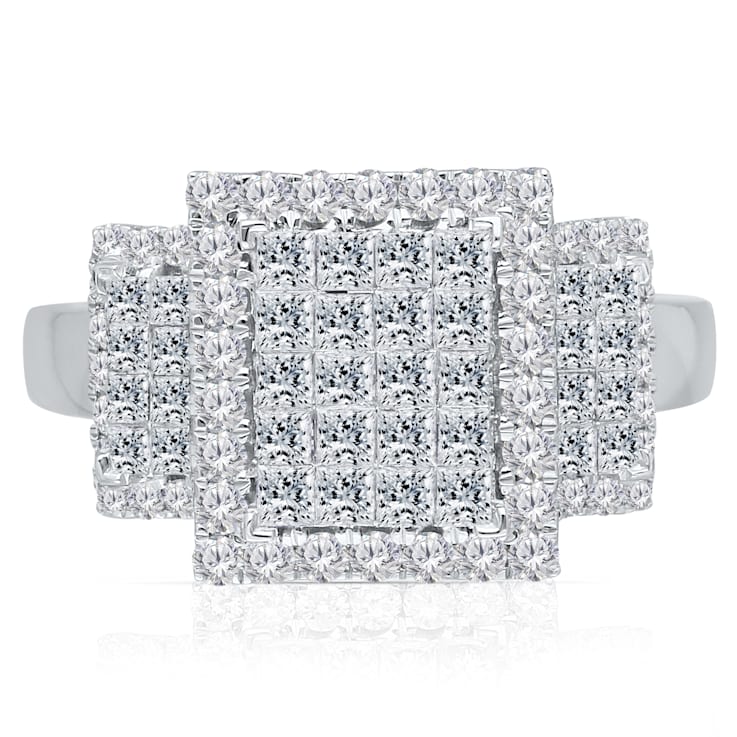 KALLATI White Gold "Princesse Royale" 1.50ct Princess Diamond Ring